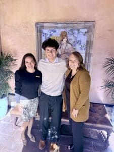 Student during Job Shadow day