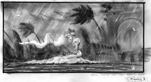 Storyboard of the Pirates of the Caribbean: Dead Man's Chest by James Ward Byrkit