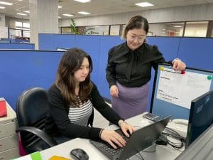 Abby Shitara during internship in Taiwan