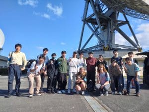 Jaidyn Thompson in Japan during internship