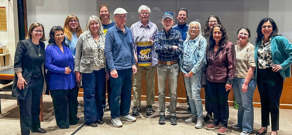 Group at Warren Lucas retirement celebration