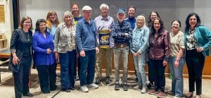 Group at Warren Lucas retirement celebration