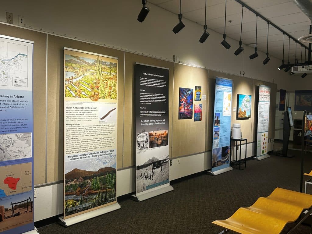 Picture of Our Water: Innovations and Collaborations in Arizona exhibit at NAU